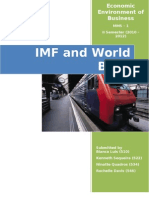 IMF and World Bank