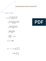 9-31 What Is The Prob Value For The Test in Exercise 9-3?