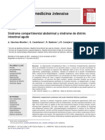 Síndrome Compartimental Abdominal y Síndrome de Distrés Intestinal Agudo