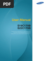 User Manual: S19C170B S22C170B