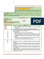 Adaptación Curricular de Acceso Al Currículo para