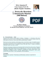 II. Pericyclic Reactions: M.Sc. Semester-IV Core Course-9 (CC-9) Synthetic Organic Chemistry