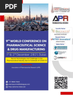 9th World Conference On Pharmaceutical Science