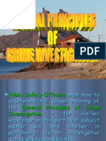 General Principles of Crime Investigation