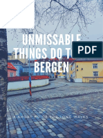 Unmissable Things Do To in Bergen: A Short Guide For Long Walks