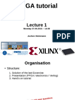 FPGA Tutorial: Monday 07.09.2015 - 14:00