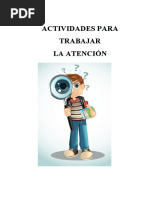 Actividades para Trabajar La Atención