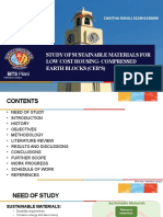 Study of Sustainable Materials For Low Cost Housing-Compressed Earth Blocks (Ceb'S)