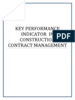 KPI IN CONSTRUCTION CONTRACT MANAGEMENT - MAIN FILE - Edited