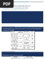 Analysis of Prestressed Beam: Concept of Load Balancing: Prepared By: Engr. Marianne Kriscel Jean T. Dejarlo, Ce, Se