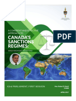 Canada - A Coherent and Effective Approach To Canada's Sanctions Regimes - Sergei Magnitsky