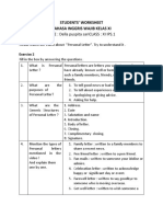 Name: Della Puspita Sariclass: Xi Ips.1: Students' Worksheet Bahasa Inggris Wajib Kelas Xi