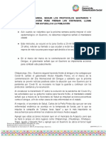 26-08-2021 No Bajar La Guardia, Seguir Los Protocolos Sanitarios y Aplicarse La Vacuna para Frenar Los Contagios, Llama Gobernador Héctor Astudillo A La Población