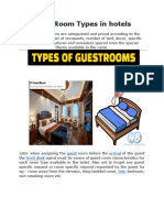 Different Room Types in Hotels