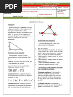 ANO 2021 Atividade Semanal: Triângulos