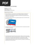 SKF Mount - 2307 EKTN9 - Montaje Mecánico - Eje Cónico