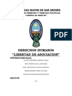 Libertad de Asociacion