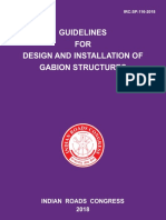 IRC SP 116-2018 Guidelines For Installation of Gabion Structures