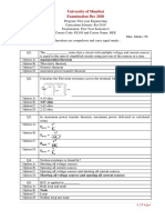 University of Mumbai Examination Dec 2020: Superposition Theorem