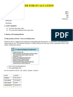 Fever Proforma and Assignment - 1