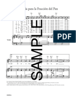 Letanía para La Fracción Del Pan