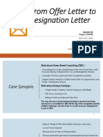 Group 4 - From Offer Letter To Resignation Letter