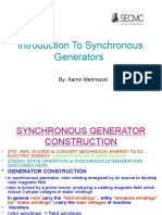 Introduction To Synchronous Generators: By: Aamir Mehmood