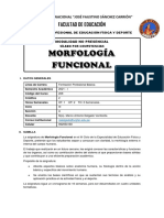 Morfologia Funcional