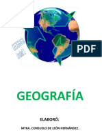 1.1 Ciencia Geográfica y Disciplinas Que La Auxilian