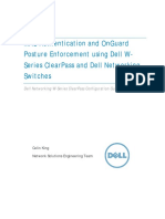 Dell Wireless W Series ClearPass Using Dell Switches MAC Auth and OnGuard White Paper