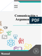 Manual de Comunicación y Argumentación Unidad I y II - 2021