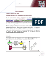 Problema Resuelto Ciclo Regenerativo de Turbina de Gas