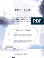 Report On Civil Law 1