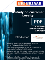 A Study On Customer Loyalty: by S.Havish Raghavendra Sandeep