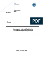 Manual: United Nations Department of Peacekeeping Operations Department of Field Support Ref. 2018.04