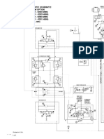 Hydraulic/Hydrostatic Schematic With High Flow Option S175 (S/N 525211001 - 525214999) (S/N 525311001 - 525314999) S185 (S/N 525011001 - 525014999) (S/N 525111001 - 525114999)