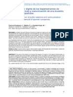 Cuenca-Fontbona, J., Matilla, K., & Compte-Pujol, M. (2020) - Transformación Digital de Los Departamentos RRPP