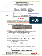 Matematicas Guia # 10, Grado Pirmero, Semana A