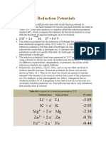 Reduction Potential