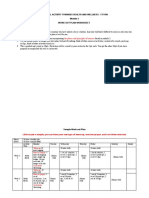 Physical Activity Towards Health and Wellness - Fit HW Work-Out Plan Worksheet Module 2 Activity 1