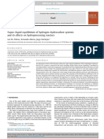 Vapor-Liquid Equilibrium of Hydrogen-Hydrocarbon Systems and Its Effects On Hydroprocessing Reactors