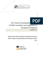 The Triarchic Psychopathy Measure (Tripm) : Translation and Adaptation To European Portuguese