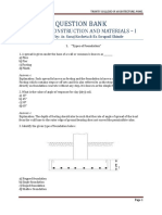 Building Construction and Materials I MCQs (Set 1)