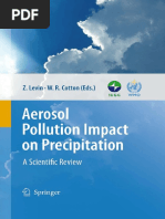 (Ebook) Aerosol Pollution Impact On Precipitation. A Scientific Review by Zev Levin