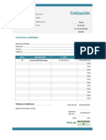 Proforma en Word