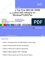 Debugging Top Five IBM IIB/ WMB Problems With Memory On Windows /unix Es