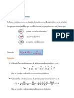 Combinatoria Combinaciones