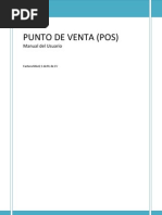 Punto de Venta Web - Manual Del Usuario