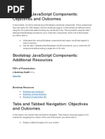 Bootstrap JavaScript Components