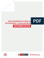 Guía Normativa para Deudos de Docentes y Auxiliares de Educación - Nombrados